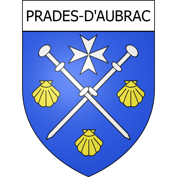 Pegatinas escudo de armas de Escales adhesivo de la etiqueta engomada