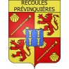 Recoules-Prévinquières 12 ville Stickers blason autocollant adhésif