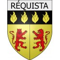 Réquista 12 ville Stickers blason autocollant adhésif