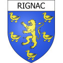 Rignac Sticker wappen, gelsenkirchen, augsburg, klebender aufkleber