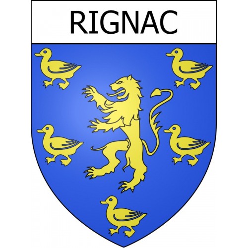 Adesivi stemma Rignac adesivo