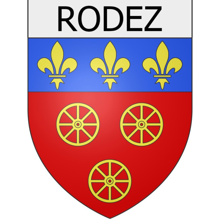 Rodez 12 ville Stickers blason autocollant adhésif