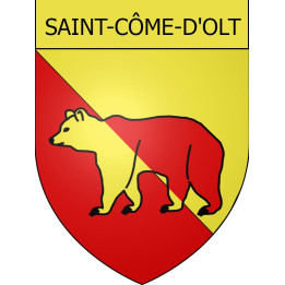 Saint-Côme-d'Olt 12 ville Stickers blason autocollant adhésif