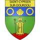 Saint-Cyprien-sur-Dourdou 12 ville Stickers blason autocollant adhésif
