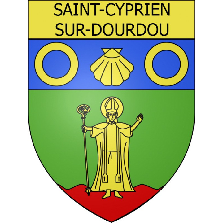 Stickers coat of arms Escales adhesive sticker