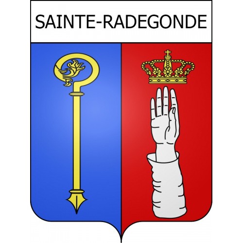 Sainte-Radegonde 12 ville Stickers blason autocollant adhésif