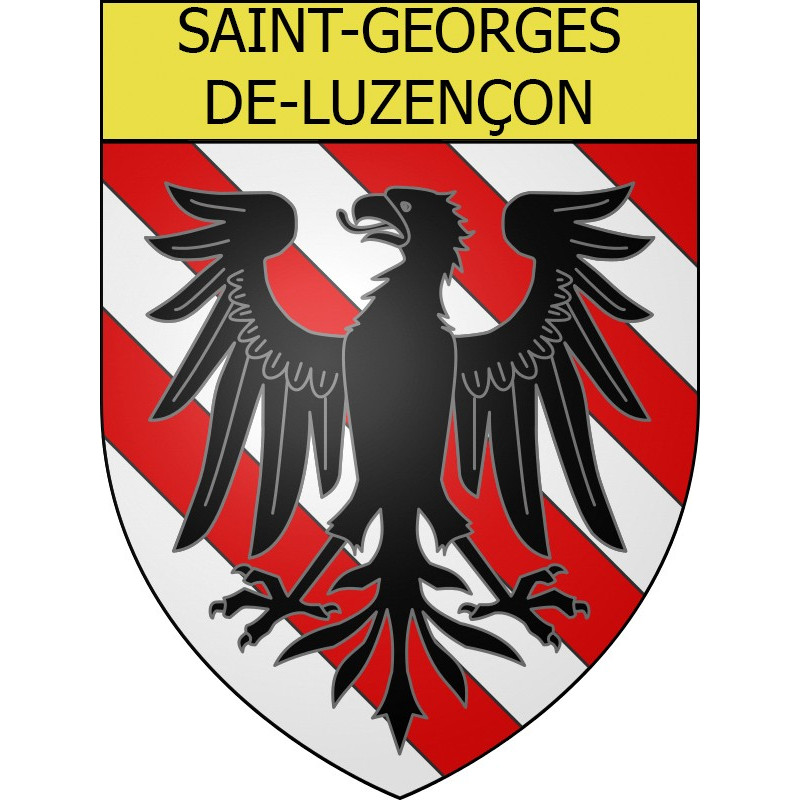 Saint-Georges-de-Luzençon 12 ville Stickers blason autocollant adhésif
