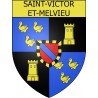 Saint-Victor-et-Melvieu 12 ville Stickers blason autocollant adhésif