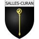 Salles-Curan 12 ville Stickers blason autocollant adhésif