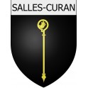 Salles-Curan 12 ville Stickers blason autocollant adhésif