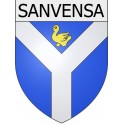 Sanvensa 12 ville Stickers blason autocollant adhésif