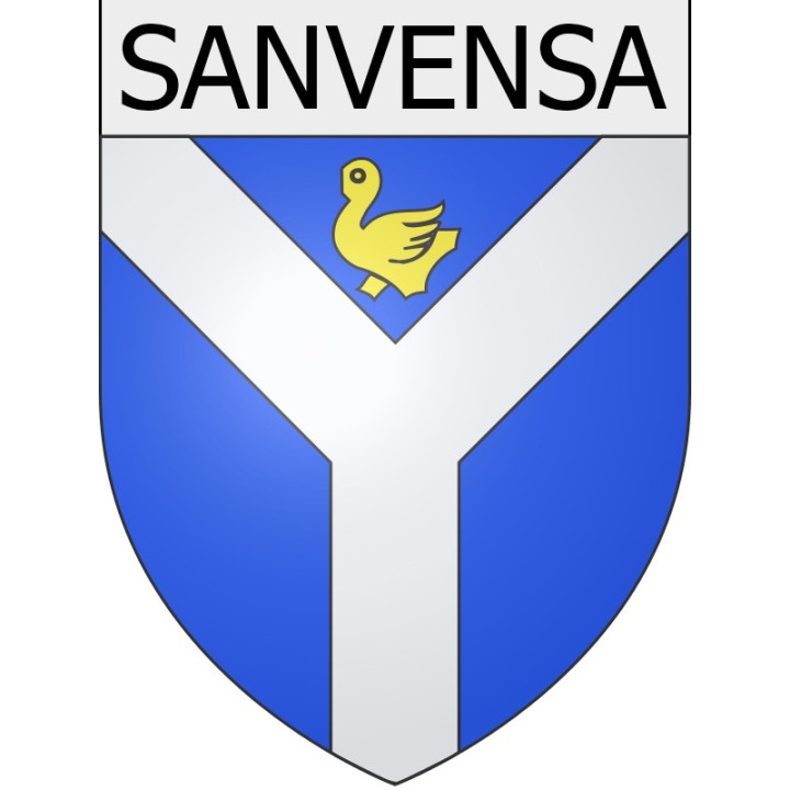 Stickers coat of arms Escales adhesive sticker