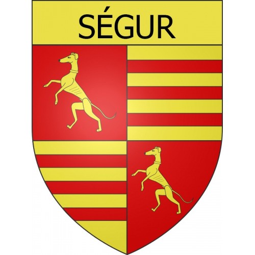 Ségur 12 ville Stickers blason autocollant adhésif