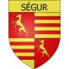 Pegatinas escudo de armas de Escales adhesivo de la etiqueta engomada