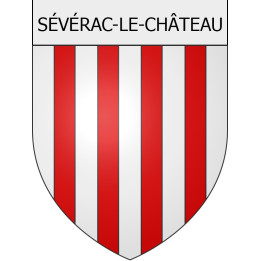 Sévérac-le-Château 12 ville Stickers blason autocollant adhésif