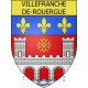 Villefranche-de-Rouergue 12 ville Stickers blason autocollant adhésif