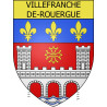 Villefranche-de-Rouergue 12 ville Stickers blason autocollant adhésif