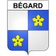 Bégard 22 ville Stickers blason autocollant adhésif