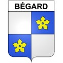 Bégard 22 ville Stickers blason autocollant adhésif