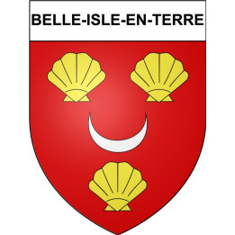 Belle-Isle-en-Terre 22 ville Stickers blason autocollant adhésif