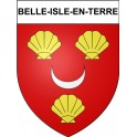 Belle-Isle-en-Terre 22 ville Stickers blason autocollant adhésif