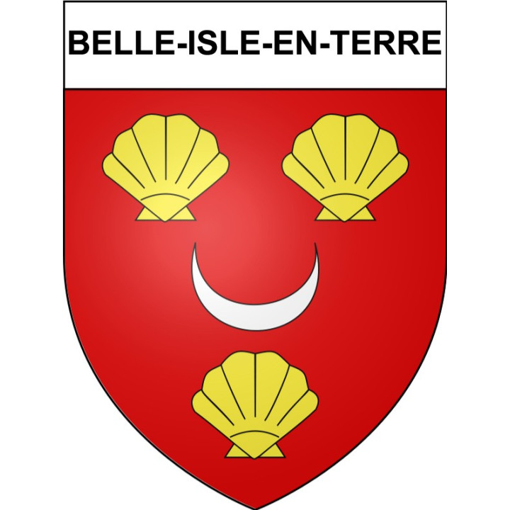 Belle-Isle-en-Terre 22 ville Stickers blason autocollant adhésif