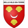 Belle-Isle-en-Terre 22 ville Stickers blason autocollant adhésif