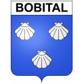 Pegatinas escudo de armas de Bégard adhesivo de la etiqueta engomada