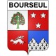 Bourseul Sticker wappen, gelsenkirchen, augsburg, klebender aufkleber