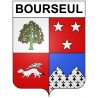 Stickers coat of arms Bourseul adhesive sticker