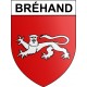 Bréhand 22 ville Stickers blason autocollant adhésif