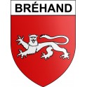 Bréhand 22 ville Stickers blason autocollant adhésif