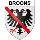 Broons 22 ville Stickers blason autocollant adhésif