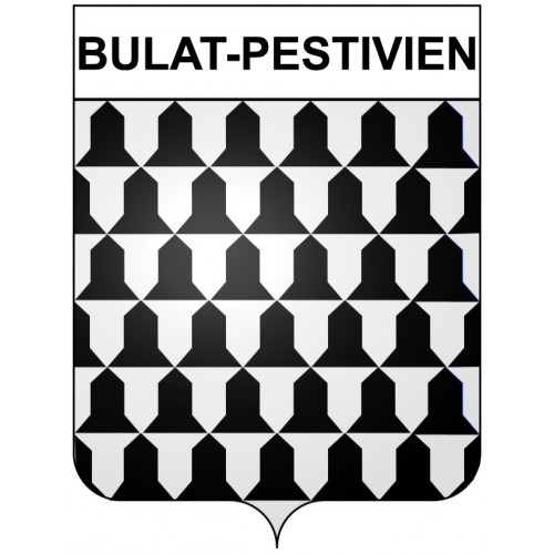 Bulat-Pestivien 22 ville Stickers blason autocollant adhésif
