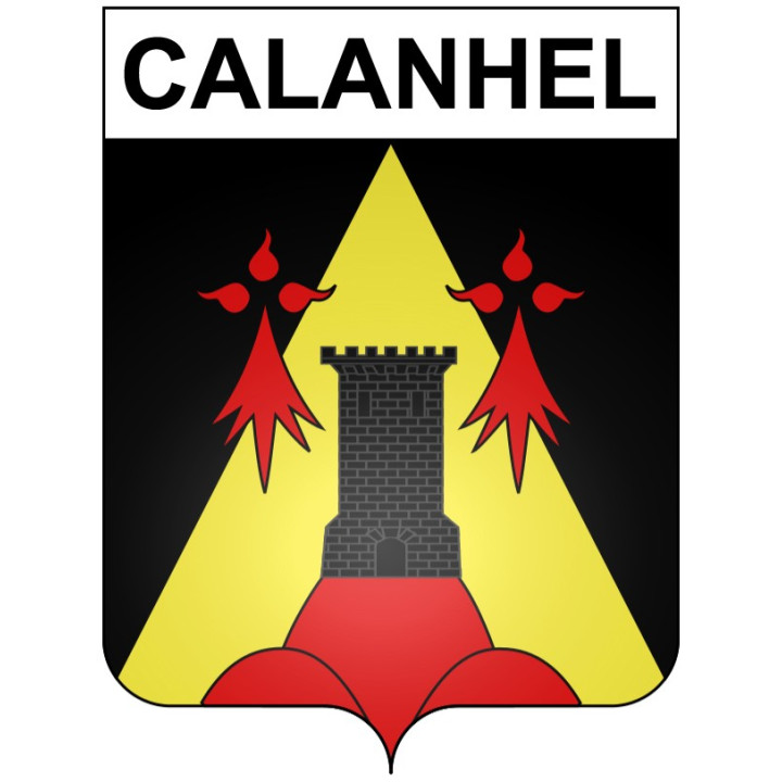 Stickers coat of arms Bégard adhesive sticker