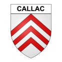 Callac 22 ville Stickers blason autocollant adhésif