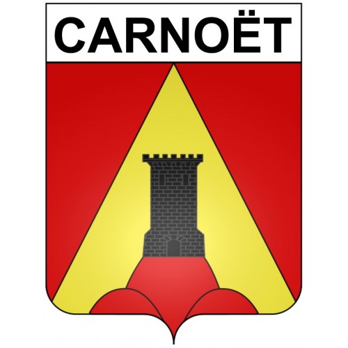 Carnoët 22 ville Stickers blason autocollant adhésif