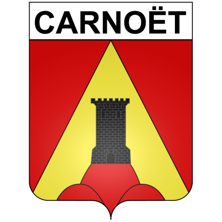 Carnoët 22 ville Stickers blason autocollant adhésif