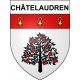 Châtelaudren 22 ville Stickers blason autocollant adhésif