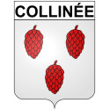 Collinée 22 ville Stickers blason autocollant adhésif