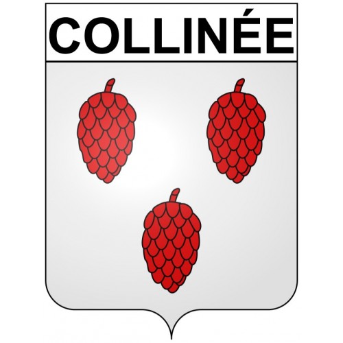 Collinée 22 ville Stickers blason autocollant adhésif