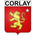 Corlay 22 ville Stickers blason autocollant adhésif