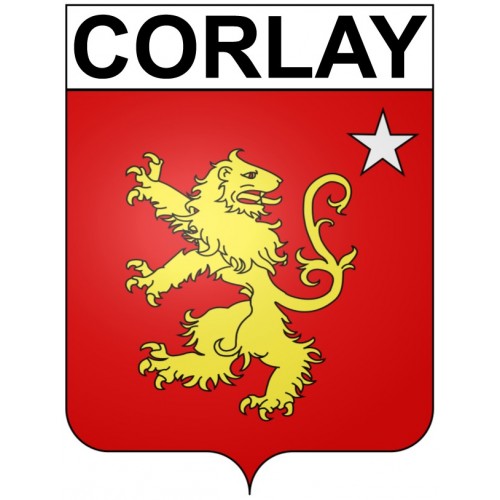 Corlay 22 ville Stickers blason autocollant adhésif