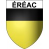 éréac 22 ville Stickers blason autocollant adhésif