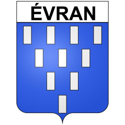 Pegatinas escudo de armas de Bégard adhesivo de la etiqueta engomada