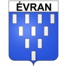 évran 22 ville Stickers blason autocollant adhésif