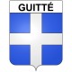 Guitté 22 ville Stickers blason autocollant adhésif