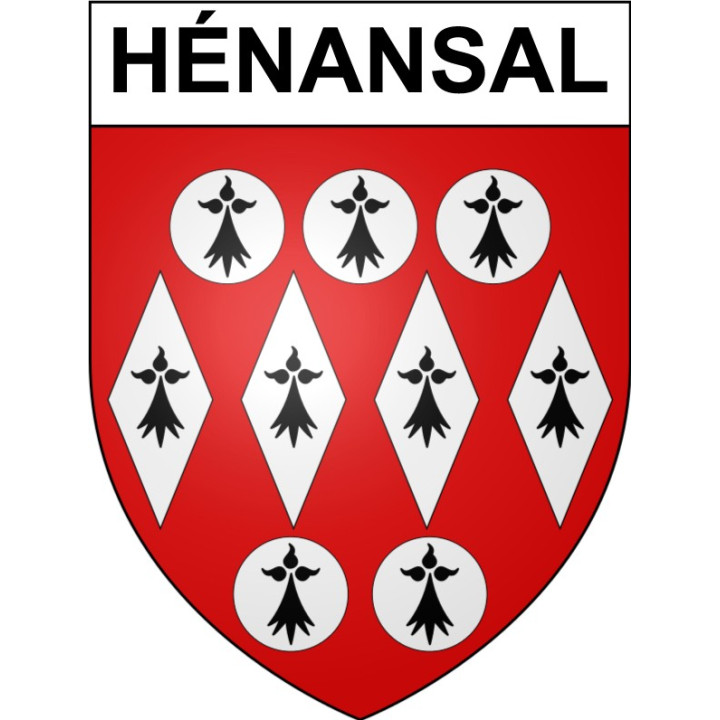 Hénansal 22 ville Stickers blason autocollant adhésif