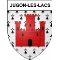 Jugon-les-Lacs Sticker wappen, gelsenkirchen, augsburg, klebender aufkleber