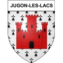 Stickers coat of arms Jugon-les-Lacs adhesive sticker